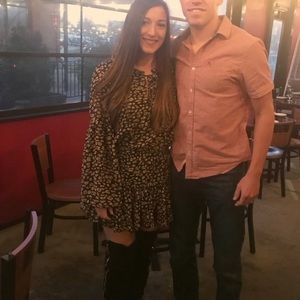 Buddy Love Zozo Cheetah print dress